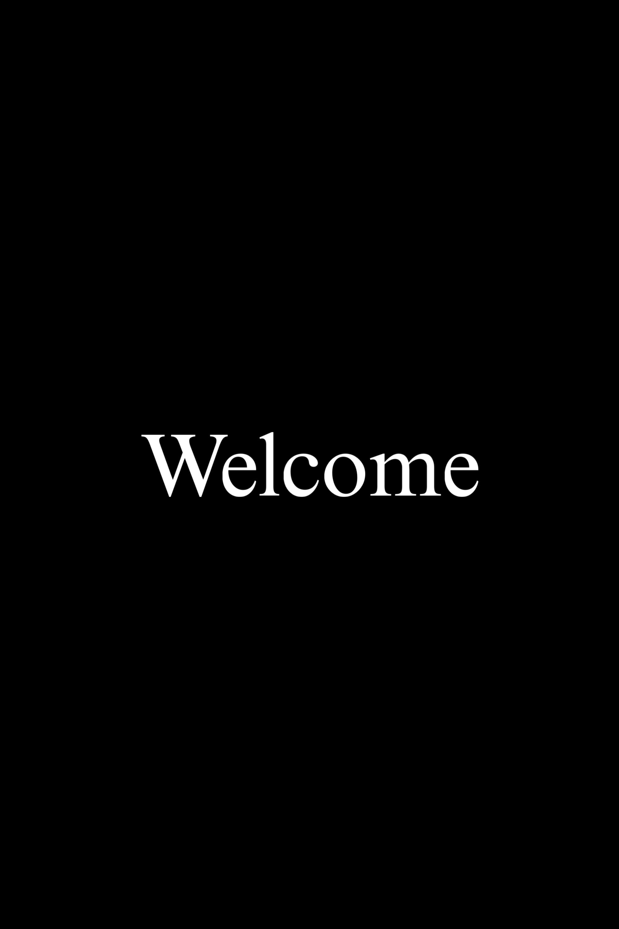 Welcome poster